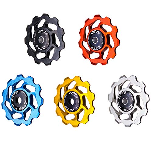 Guia desviador MTB bicicleta roda traseira do rolamento de cerâmica polia Road Guia Ciclismo bicicle