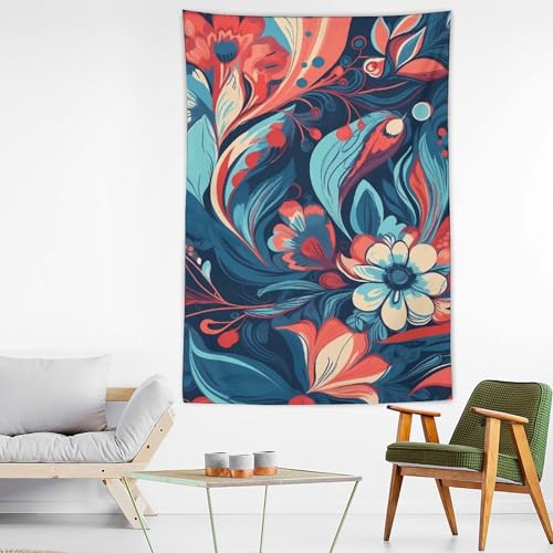 Tapisserie murale colorée BTCOWZRV pour décoration de chambre et salon