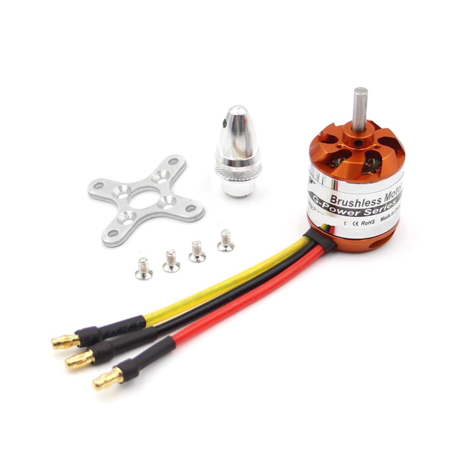 Moteur sans balais D2836 750KV 2-4S Lipo pour drone de loisir et avion RC