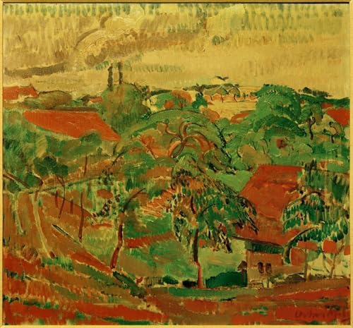 Affiche Ebersberg d'Oskar Moll impression sur toile moderne pour salon 60x90cm