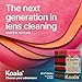 Koala Lens Cleaning Cloth | Japanese Microfiber | Glasses Cleaning Cloths | Eyeglass Lens Cleaner | Eyeglasses, Camera, VR/AR Headset, and Screen Cleaner | Pink & Orange (Pack of 12)