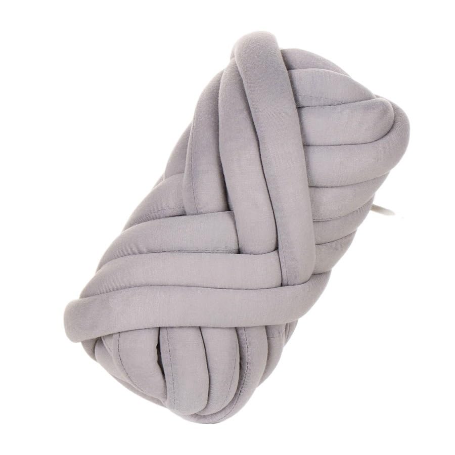 Hilo Grueso Tejer Redondo Hilo grueso de 250G/500g/1kg, tubo lana algodón con núcleo, hilo ganchillo for manta DIY, sombrero, brazo voluminoso, giratorio for tejer a mano
