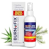 BurnFix® Hydrogel Burn Spray – 120 ml Instant Cooling Relief for 1st & 2nd Degree Burns, Sunburns & Scalds | Doctor-Recommended Moisturizing First Aid Essential for Kids & Adults