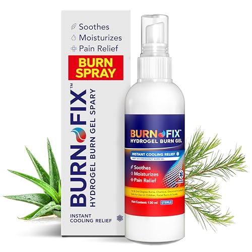 BurnFix® Hydrogel Burn Spray – 120 ml Instant Cooling...