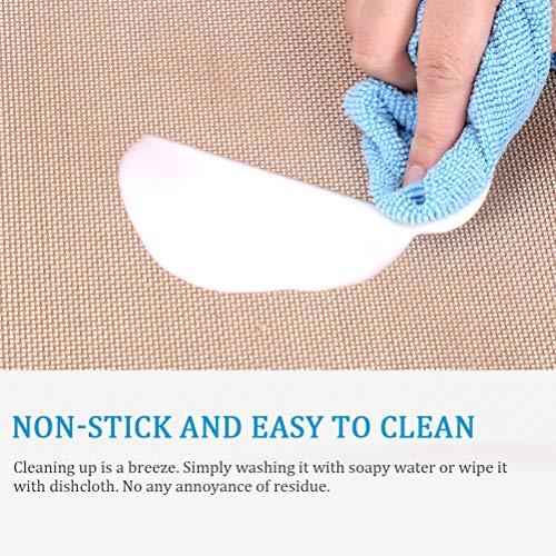 Miu Macaroon Silicone Baking Mat, Non-Stick Cookie Baking Mat, 2 Half Sheets And 1 Quarter Sheet, Perfect Baking Pad Cookie Kit For Macarons, Cake, Bread And Pastry #TOP5