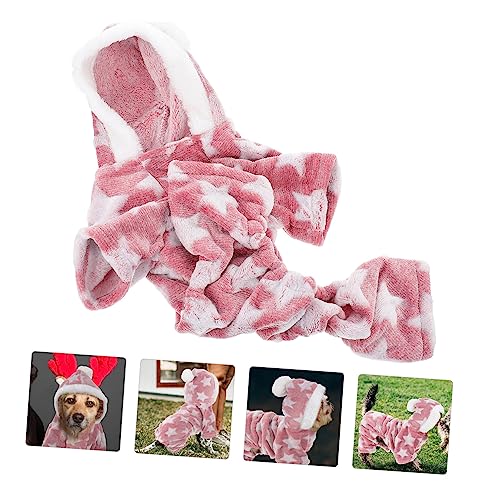 Disfraz para perro BESPORTBLE con pijama y gorro talla L miniatura 4