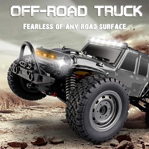 Image of RC Car 1 /16 RC Truck with High Speed Max 70km /h, 4 Channels Remote Control, 4WD, for Adults with 1pcs Upgraded 1500mah Battery, Multicolor