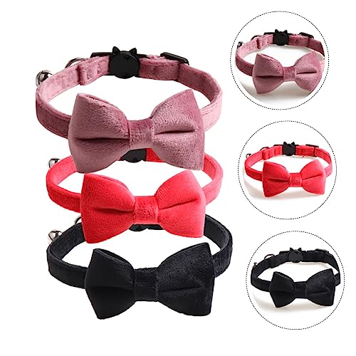 Collares para gatis evitan pérdidas con cascabel y evitan asfixia con hebilla seguridad 3 uds 7