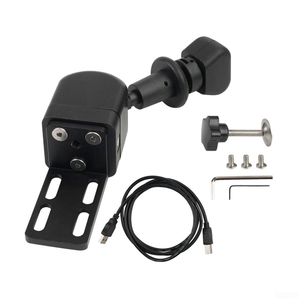 Freno de mano de 14 bits Lineal Sim Racing USB para PC Simulation, para Logitech para G25 G27 G29 G920 G923 y para Thrustmaster T300 T-GT, carcasa de metal resistente para juegos de simulador de