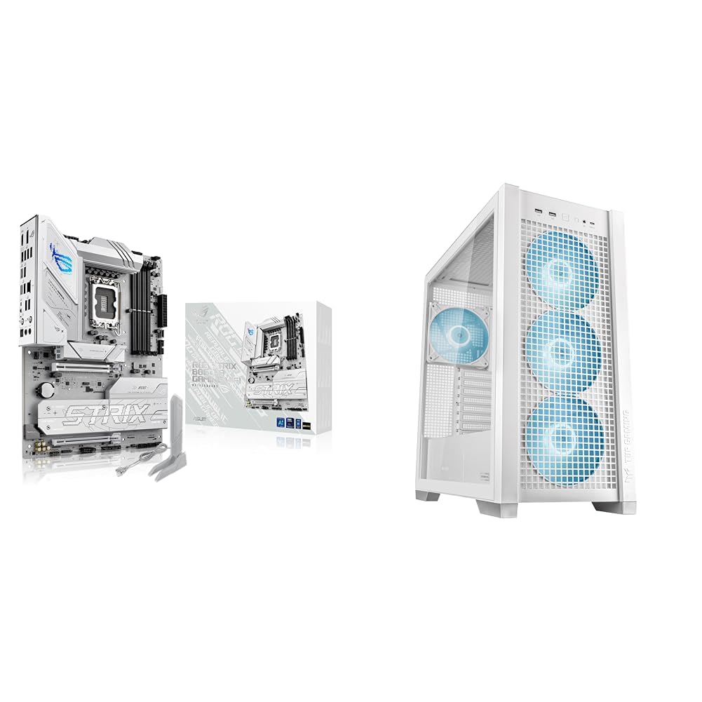 ASUS ROG STRIX B860 + TUF GT302 White Chassis Bundle