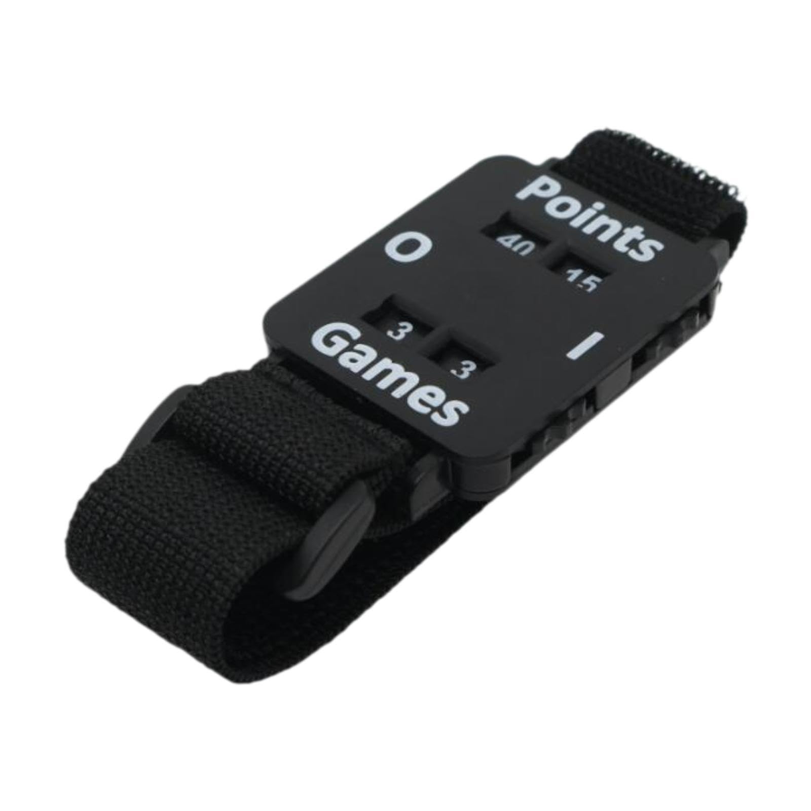 Tennis Scoreboard, Tennis Scoreboard Bracelet, Portable Digital Scoreboard Wrist-Watches Padel Score Counter Adjustable Tennis Court Scoreboard for Recreation, Badminton Matches, Black
