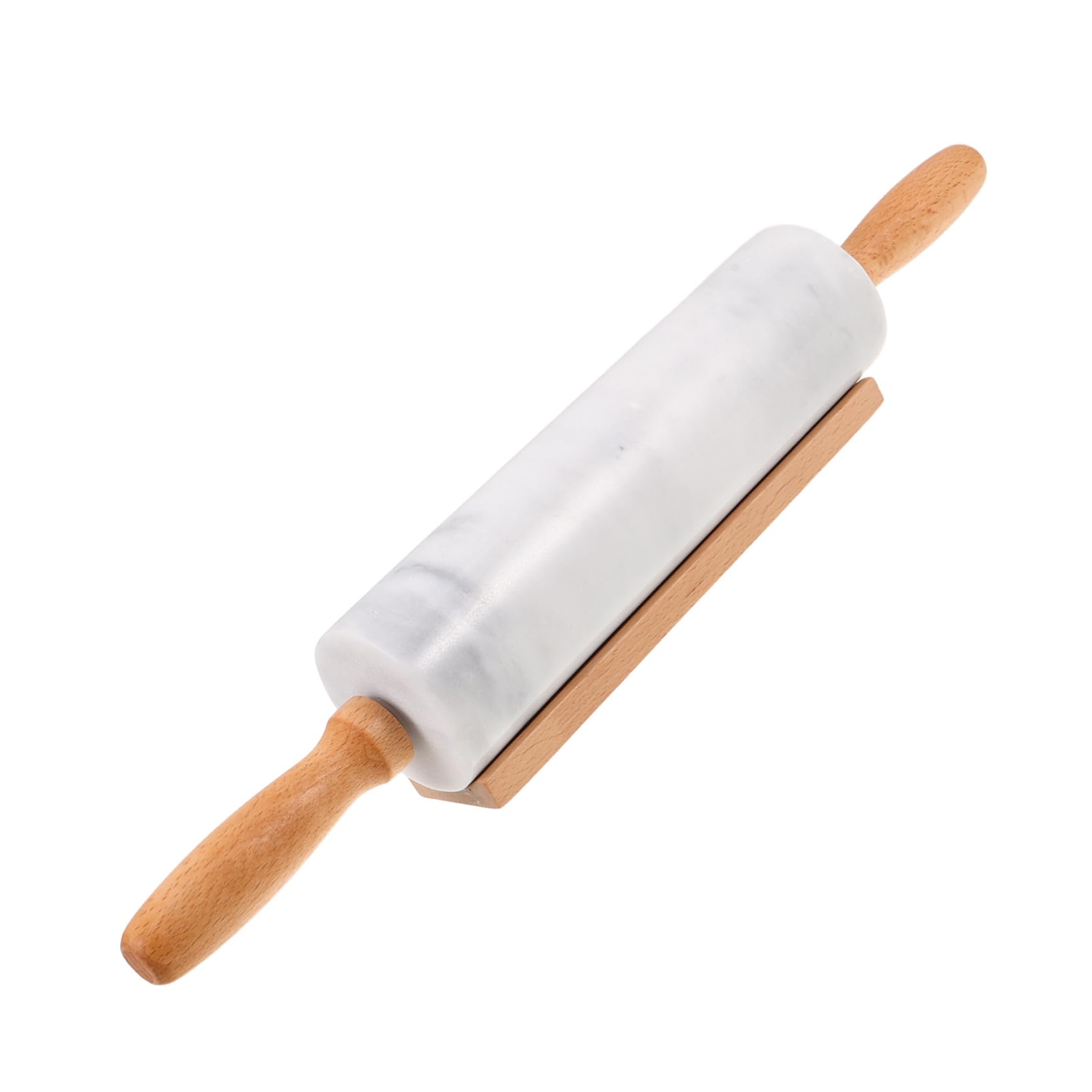 MAGICLULU 3 Piezas Rodillos de Mármol para Masa Rodillo Ergonómico Resistente y Antiadherente para Repostería Fondant Pizza y Pan Herramienta de Cocina Doméstica