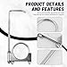 2.5 Inch Exhaust Hangers,Heavy Duty Adjustable 2.5 Exhaust Clamp with Muffler Hanger for Muffler Pipe Vibration Damping and Fixing,Universal Exhausts Hanger Rod Car Accessories