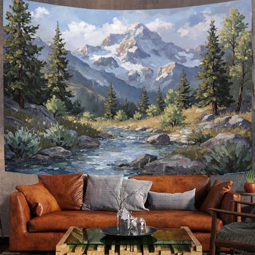 Tapiz de bosque MULERN de 150x130cm para decorar tu salón o usar como manta de picnic