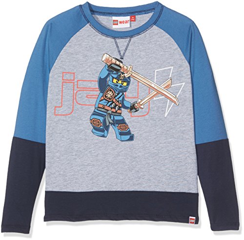 LEGO Teo 607 Camiseta de Manga Larga, Niños, Azul (Blue), 116 (Tamaño del...