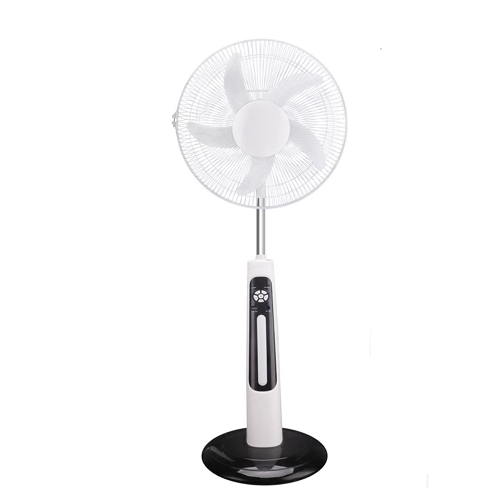 SaryEdge 16'' Outdoor Solar Electric Fan with Remote,Rechargeable Floor Fan, Home Fan Noiseless and Safe,Oscillating Pedestal Fan,