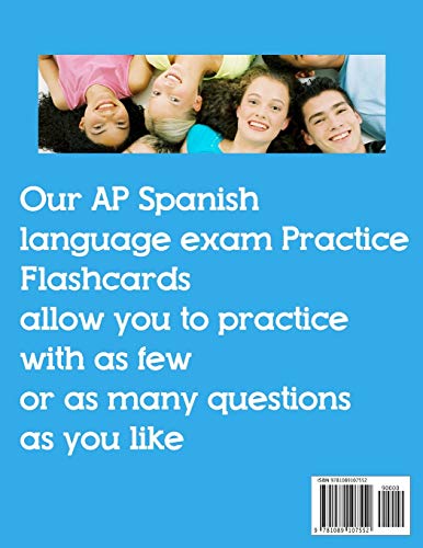 Test Yourself 3770 AP Spanish language exam Practice Flashcards (shuffled version 1001-2000): Advanced placement Spanish language test questions with answers (AP Spanish Language Prep Flash Cards) - Image 2