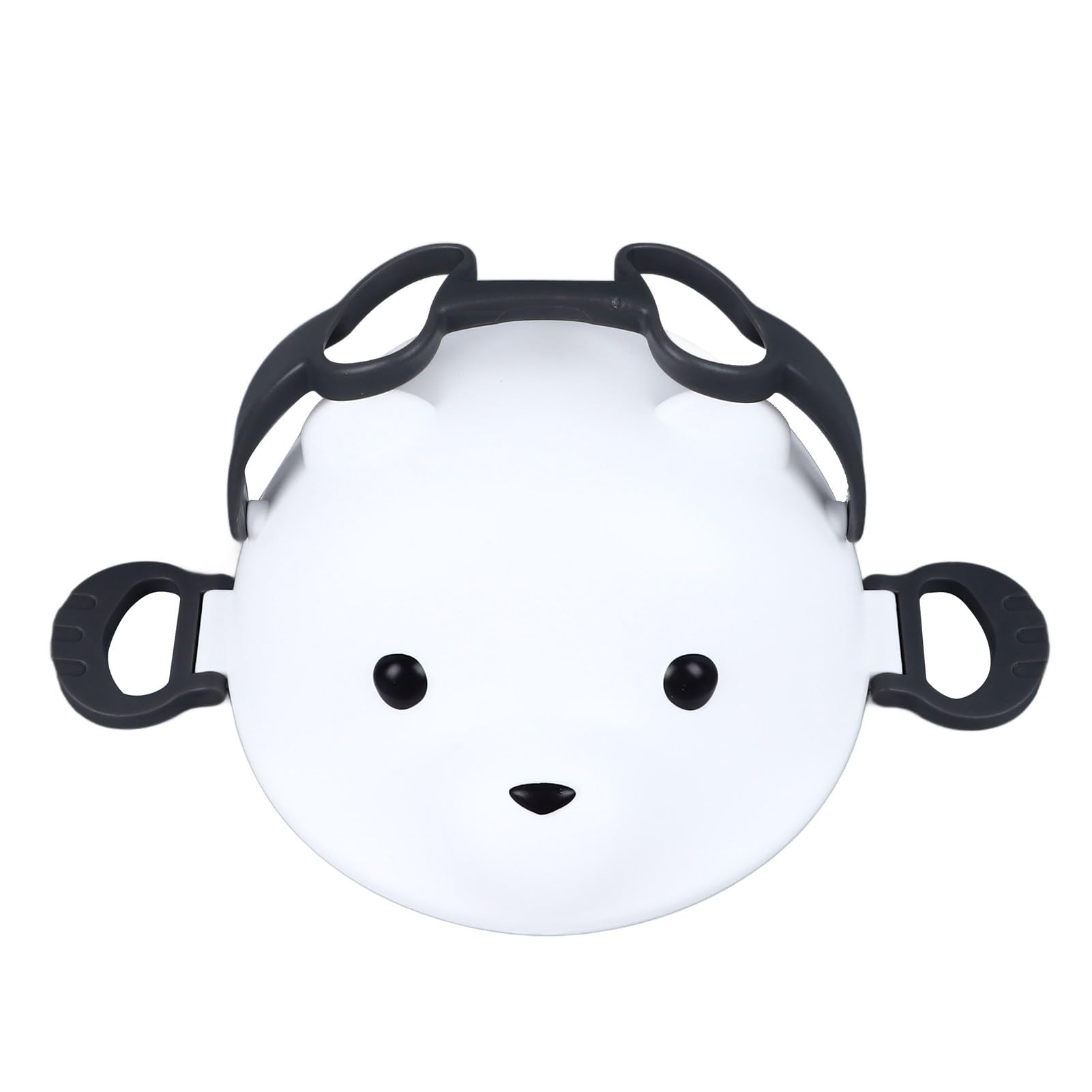 Leapiture 2 Couches Boîte Bento Ronde Panda - Boîte Déjeuner Isotherme Mignonne Portable