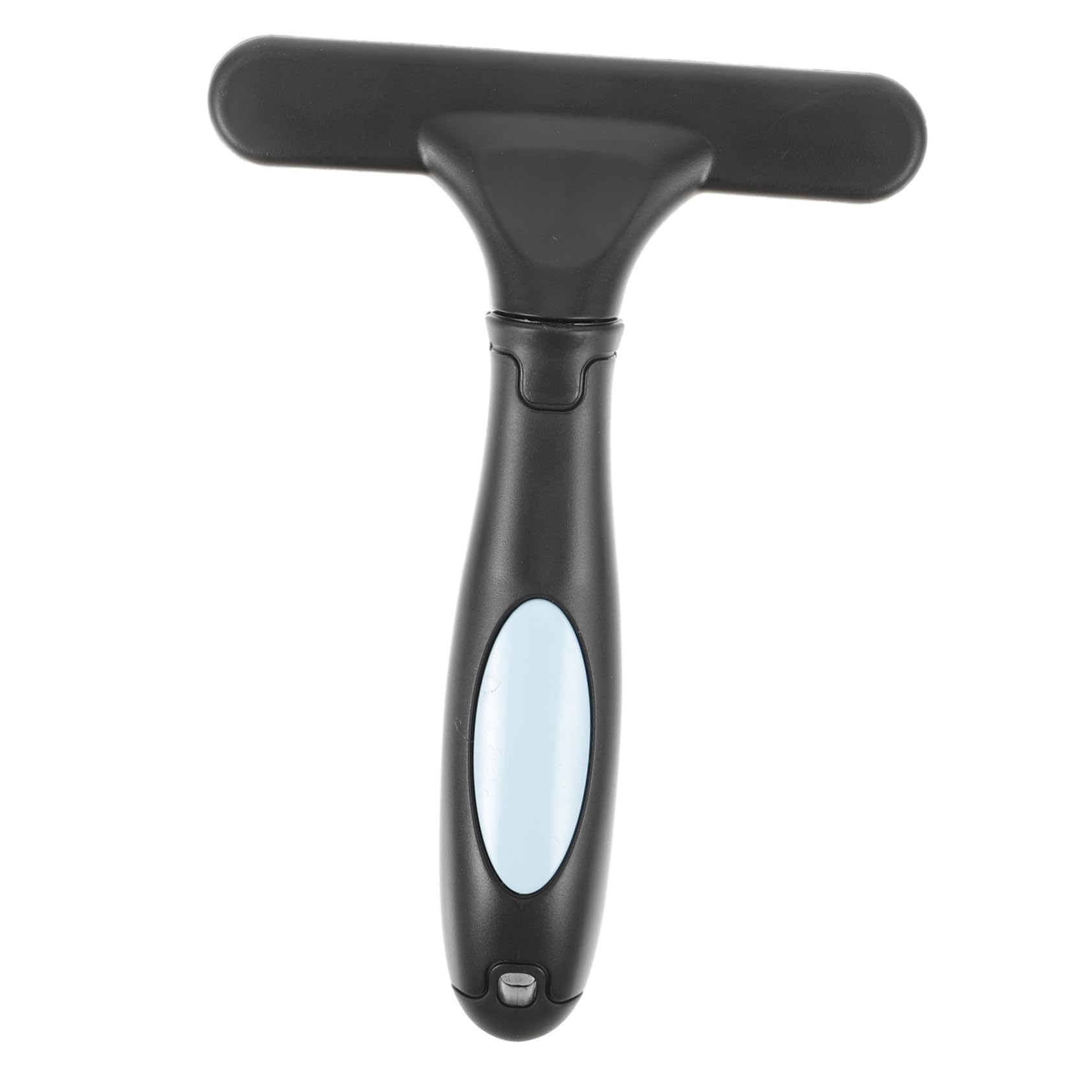 BESTonZON Double Rows Plastic Pet Comb Brush Efficient Grooming Tool for Dogs and Cats Stainless Steel Teeth for Easy Shedding Removal Blue Color for Healthy Skin and Coat Care