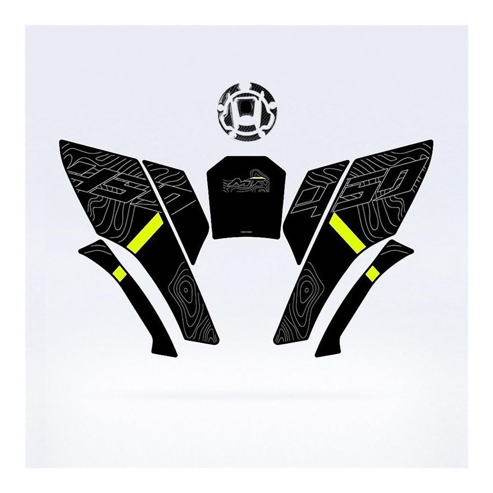 Motorbike Tank Pads for 450MT 2024 Motorcycle Tank Pad Fuel Covers Protector Stickers Accesories Decals Fuel Tank Protector