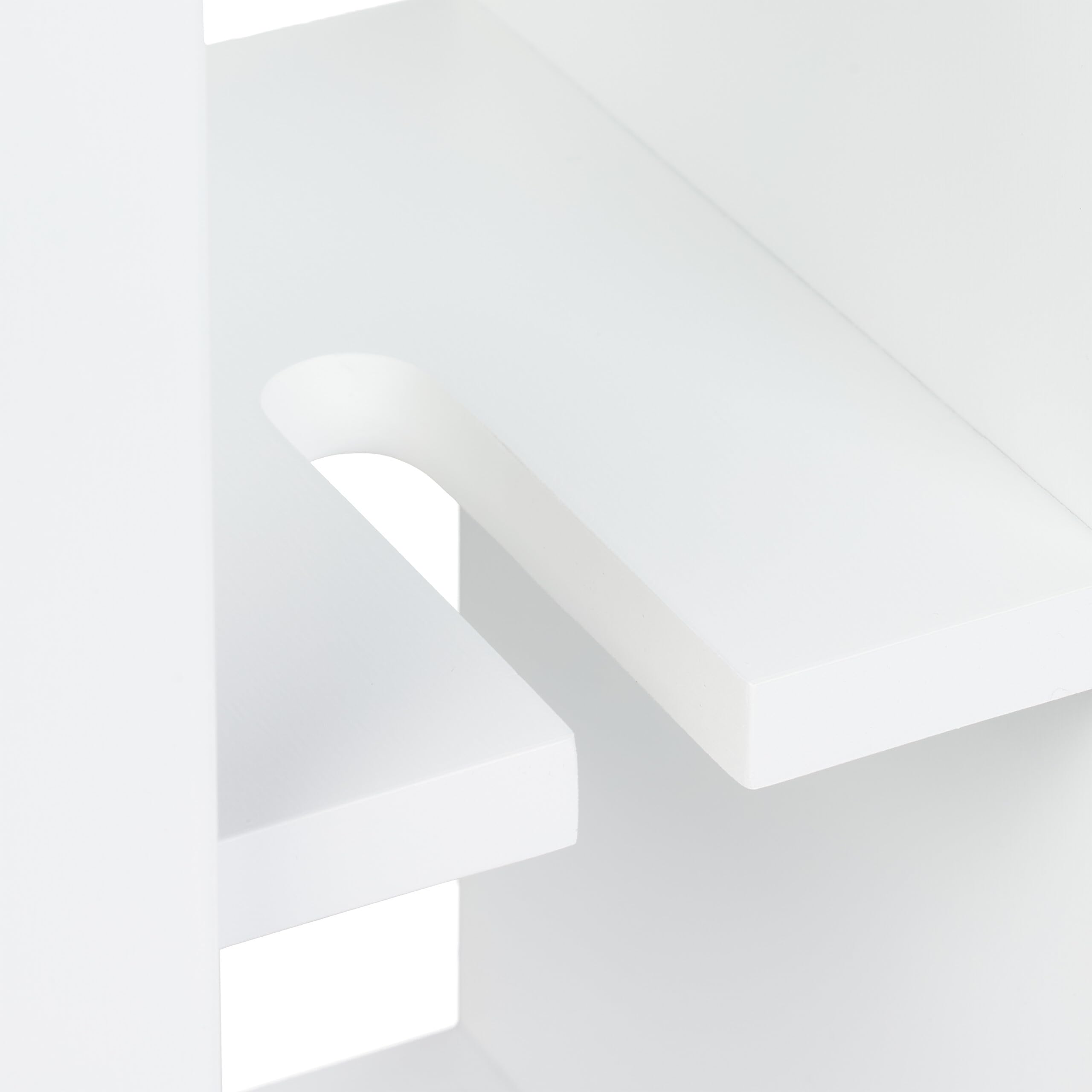 Relaxdays Meuble de Rangement, 2 Compartiments Ouverts, Emplacement pour la Brosse WC, HLP 71,5 x 17 x 50 cm, Blanc
