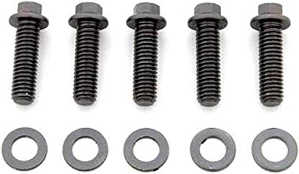 ARP 653-3750 Black Oxide 7/16-14" RH Thread 3.750" UHL 6-Point Bolt with 7/16" Socket and Washer, (Set of 5)