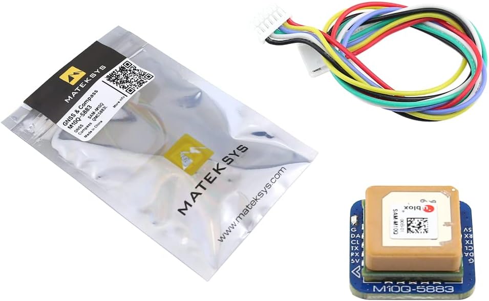 Matek M10Q-5883 GNSS Compass Module GNSS Ublox SAM-M10Q QMC5883L Magnetic Compass for RC Drone FPV Racing