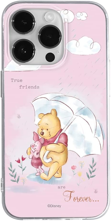 ERT GROUP mobile phone case for Apple Iphone 14 PRO MAX original and officially Licensed Disney pattern Winnie the Pooh and friends 009 adapted to the shape of the mobile phone, case made of TPU