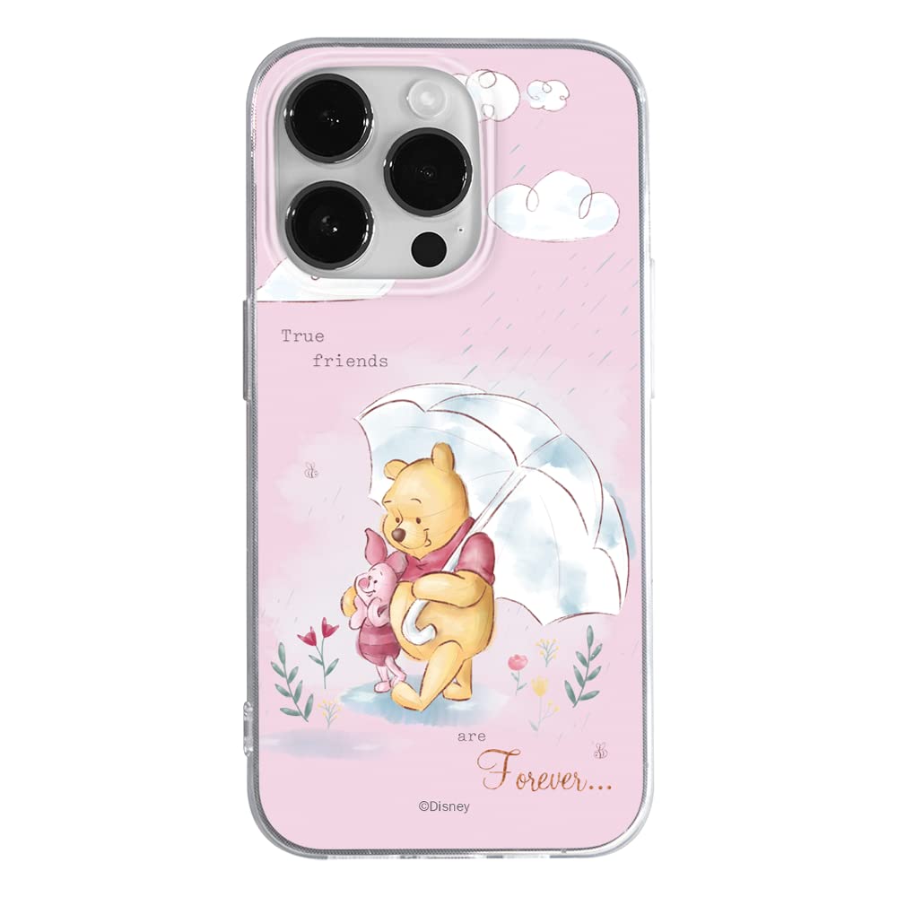 ERT GROUP mobile phone case for Apple Iphone 14 PRO MAX original and officially Licensed Disney pattern Winnie the Pooh and friends 009 adapted to the shape of the mobile phone, case made of TPU