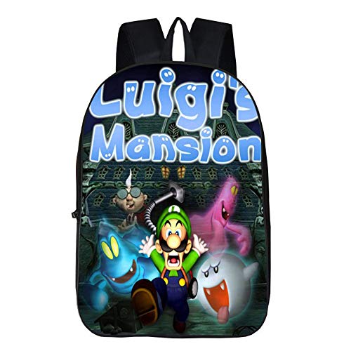 Super Mario Mochilas Infantiles de Ocio de impresión de Dibujos Animados de Viaje Escolar