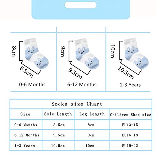 Katoen Babymode Jongens Sokken, 9 Paren Baby Sokken Jongen Cotton Coming - Image 4