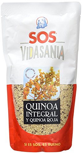 SOS Vidasania Quinoa Integral Y Roja  200G - [Pack De 12] - Total 2400 Gr