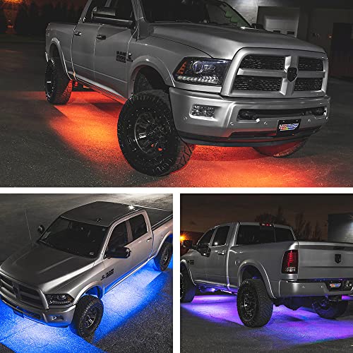 Ledglow LU-SL-7_6PC 6Pc Multi-Color Truck Slimline Led Underbody Underglow Accent Neon Lighting Kit thumb #3