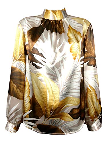 Preisvergleich Produktbild FASHION-KEM Damen Bluse, Mehrfarbig, 46