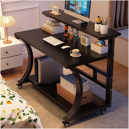 ���[�����O���R���s���[�^�[�f�X�N�J�[�g ���[���b�N�t�� ���o�C���|�[�^�u���m�[�g�p�\�R���v�����^�[�I �w�K�e�[�u�� �L���X�^�[�t�� �m�[�g�p�\�R���p�z�[���I�t�B�X(�u���b�N 100cm/39.37�C���`)