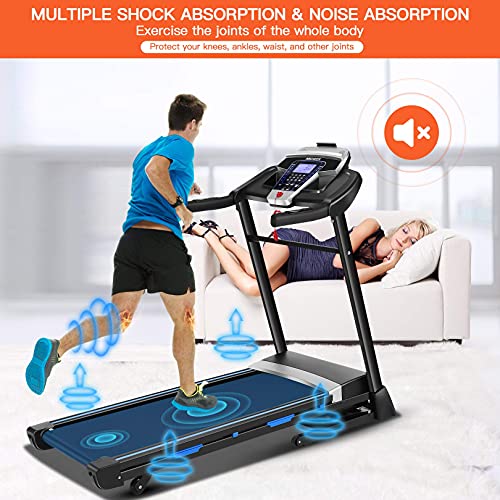 Image of ANCHEER Walking Pad Treadmill,Treadmills for Tome Small,2 in1 Under Desk Exercise Equipment,Pink Mini Running Walking Jogging Portable Machine with Remote Control,No Assembly Required