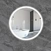 Verlichte LED-badkamerspiegel, Ronde Spiegel, Infraroodsensorschakelaar En -verwarming, Wit/Warm Licht, 50/60/70/80cm…