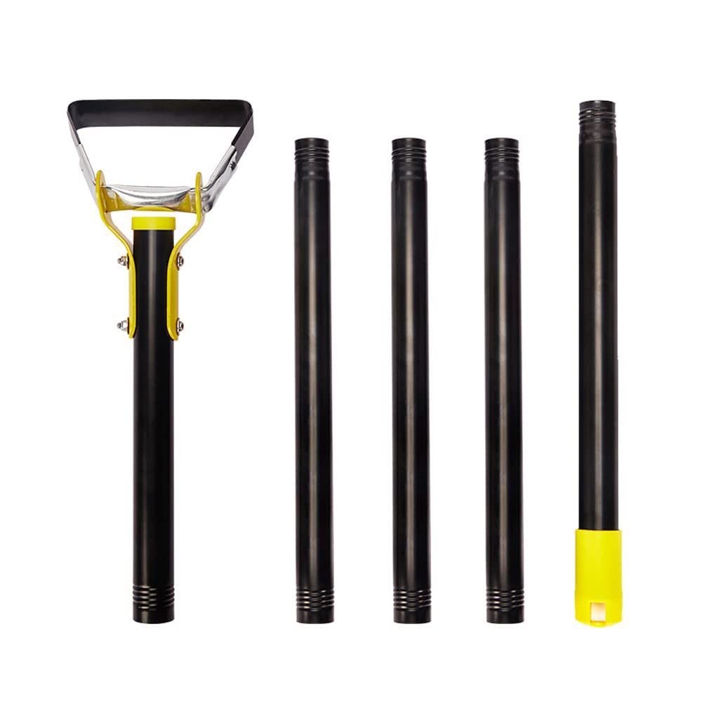 Cocoarm Azada de Estribo para Desmalezar, Azada de Desmalezado de Jardín de Acero Inoxidable de 1,2 M a 2, Hoja de Empuje y Tracción, Largo, Herramienta para Aflojar el Suelo y Cortar Césped para