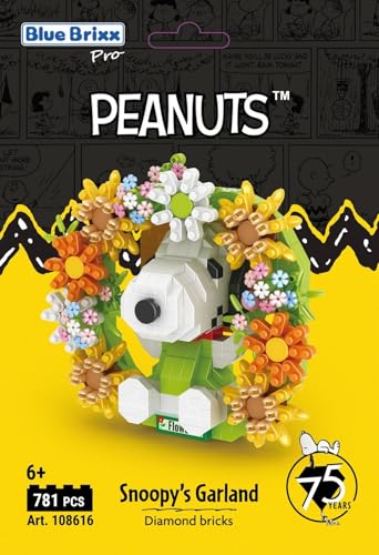 BlueBrixx Pro 108616 – Snoopy`s Girlande (Diamond Bricks) aus...