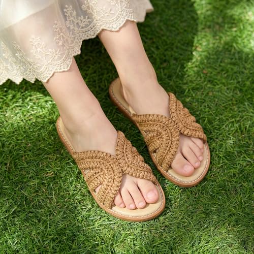 Image of THEE BRON Girls Cute Slip-On Slippers Stylish Sandals for Toddlers & Kids