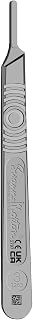 Swann Morton Scalpel Handle No. 3 Stainless Steel - Fits Blades 10, 10A, 11, 12, 14, 15, 15A for Dermaplaning, Surgery, Crafts