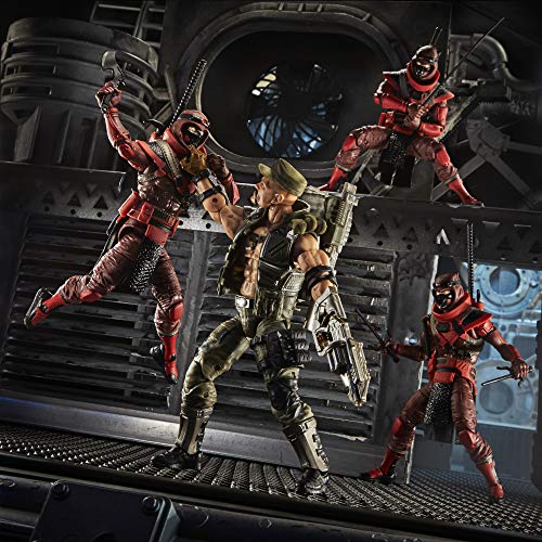 Hasbro G.i. Joe Classified Series Red Ninja Action Figure 08 Collectible Premium Toy With Multiple Accessories 6-Inch Scale With Custom Package Art #TOP7