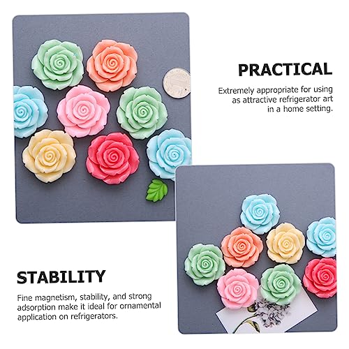 Imanes flor de té para organizar notas en la nevera de la cocina familiar pack de 6 5