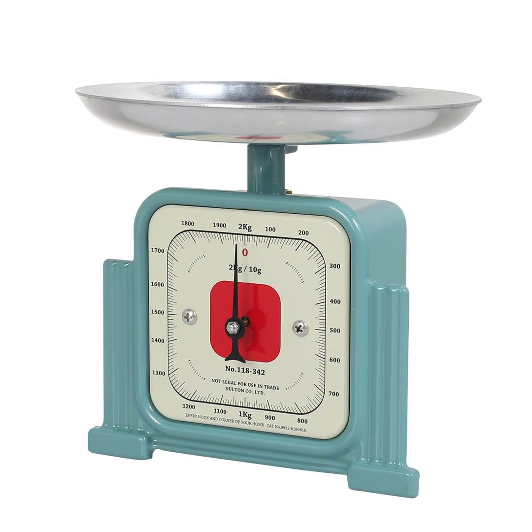 Dulton Classic Kitchen Scale Grey Green
