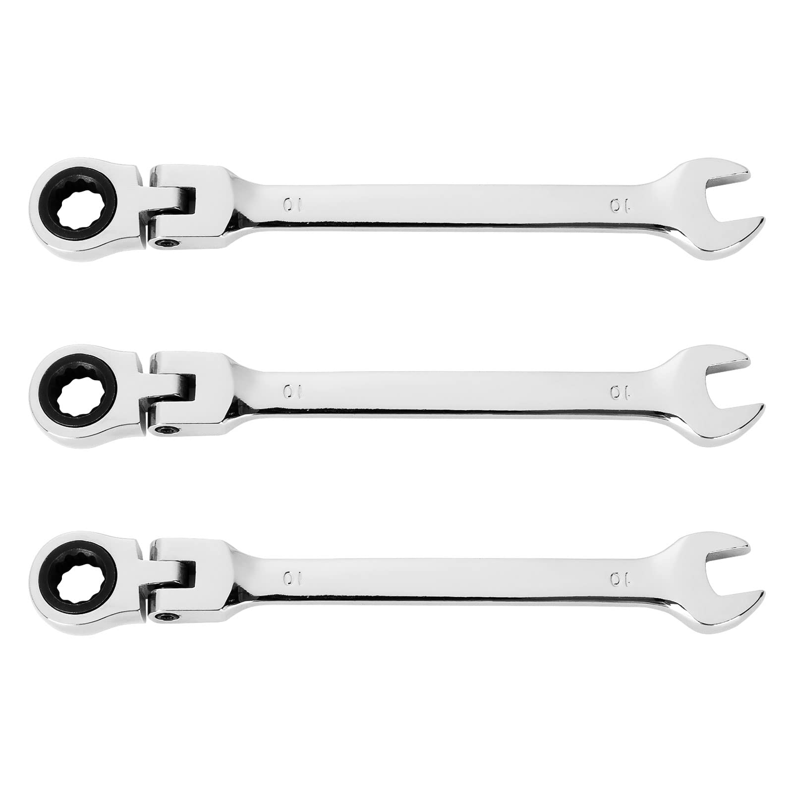 KMHIGH Ratschenschlüssel 10 Mm, 3/8“ Chrom-Vanadium-Stahl – Flexibler Umschaltschlüssel Für Garage & Haushalt