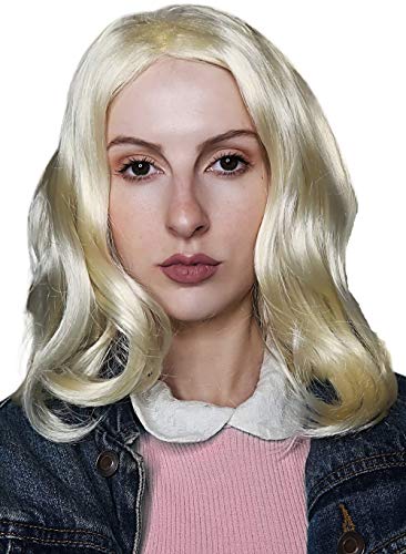 Image of ALLAURA Strange Kids Wig Blonde Costume Halloween Costumes Wigs Party Supplies Fits Women One Size