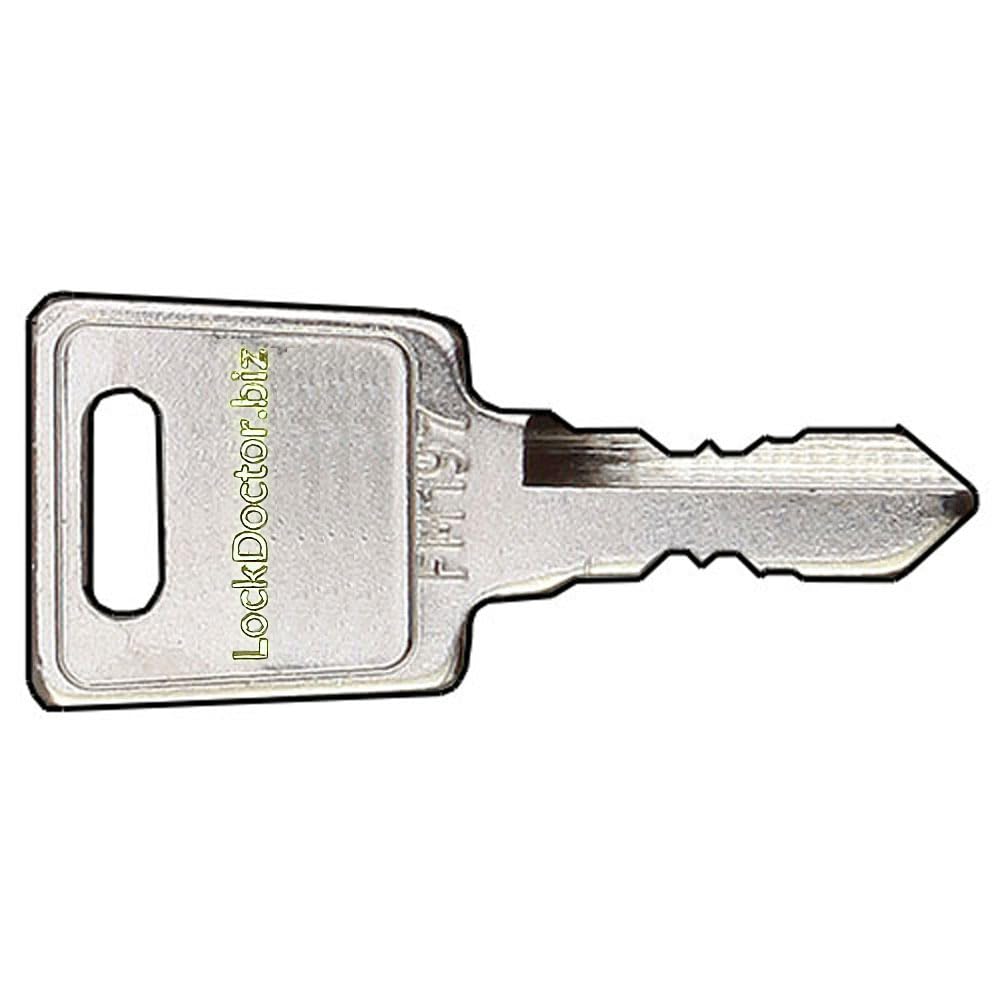Lockdoctor.biz Silver Replacement Ronis France Office Furniture Keys (Range Fm001-Fm400) | Fm Series Key | Desks & Pedestals, Filing Cabinets, Cupboards, Tambour Units, Storage Lockers & More | Key Number Required