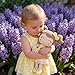 Gloveleya Baby Girl Spring Plush Doll – Soft Snuggle Doll, Cute Toddler Gift with Gift Box, First Baby Doll for Girls, Birthday, Christmas & Holiday Present