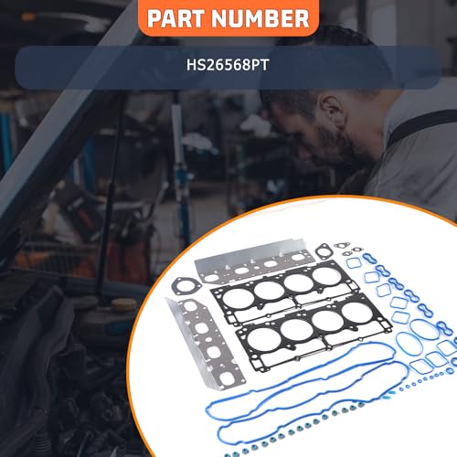 Image of Head Gasket Set Fit for 2009-2015 Chrysler Ram 5.7L HEMI V8 OHV MLS VIN T 2 Replace# HS26423PT Multiple Layers Steel (MLS) Head Gasket Aftermarket Parts