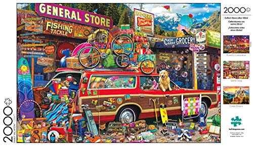 Buffalo Games - Aimee Stewart - Family Vacation - 2000 Piece Jigsaw Puzzle For 168 Months To 1200 Months #TOP4